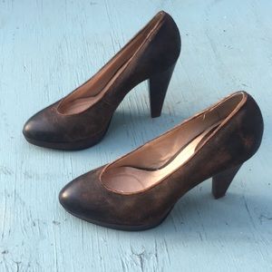 FRYE Harlow pump brown 8.5